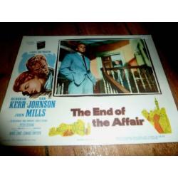 x 3 film lobby cards End of the Affair - Deborah Kerr - 1955