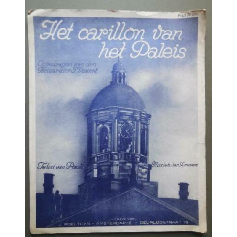 Jordaan Amsterdam Hadsjee + Paleis op de Dam bladmuziek