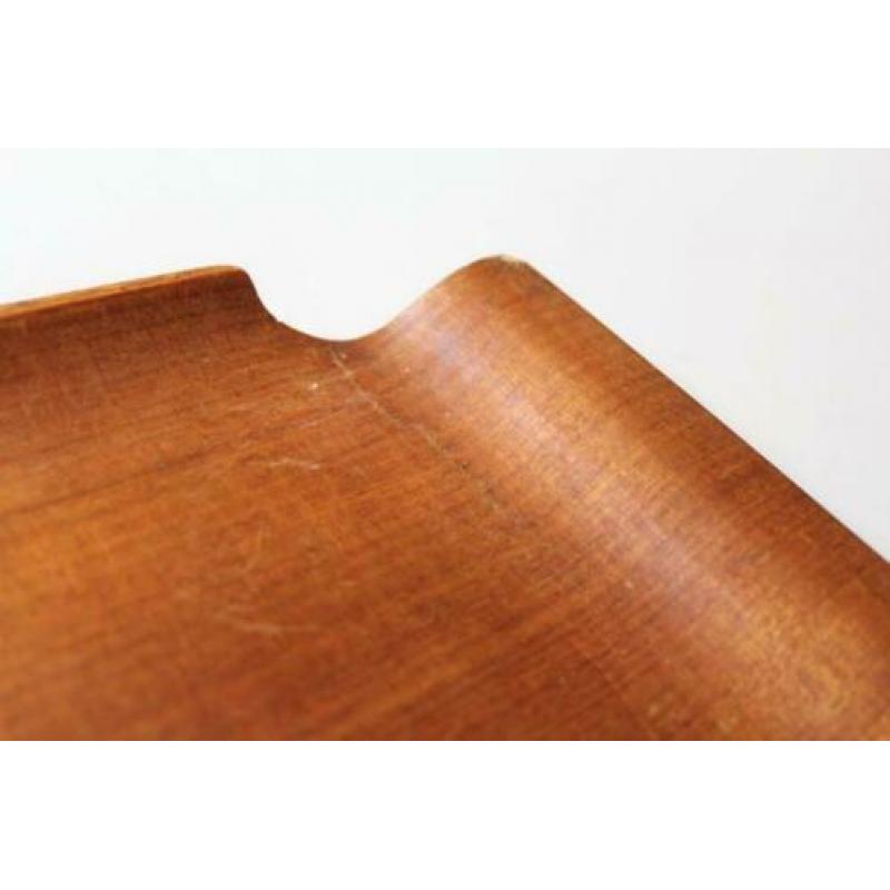 Vintage teak plywood Impala dienblad 1960