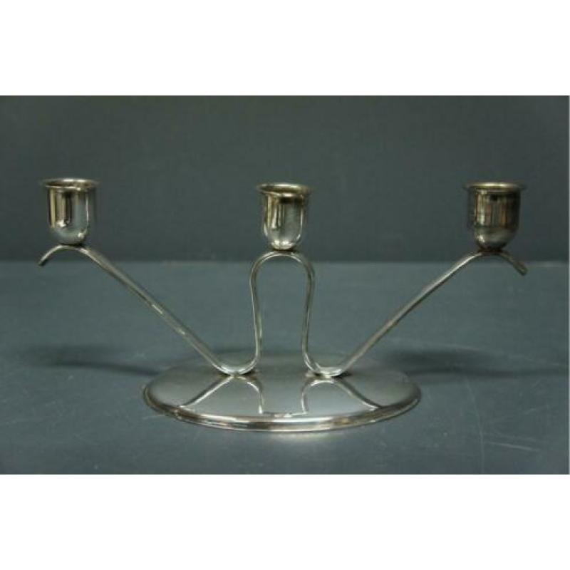 Kandelaar zilver Nieuwpoort design vintage