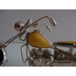 Miniatuur zilver L39 HARLEY DAVIDSON zilveren miniaturen