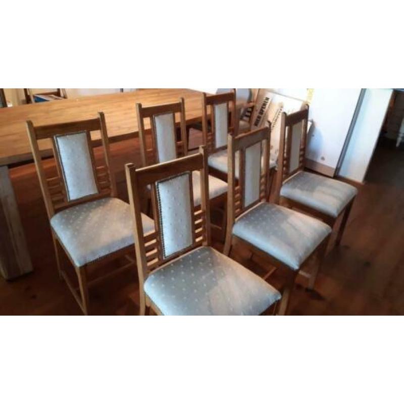 stoelen, 6 stuks, in nieuw staat