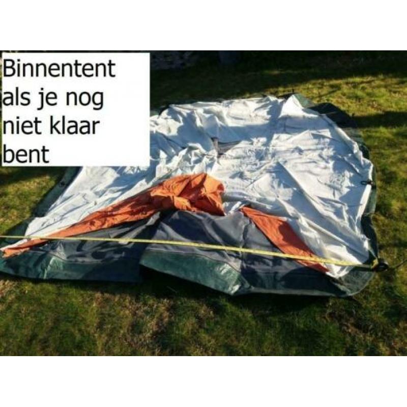Heel groene dus duurzame-relatietest Tent