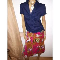 Oilily prachtige winterrok fluweel maat 42