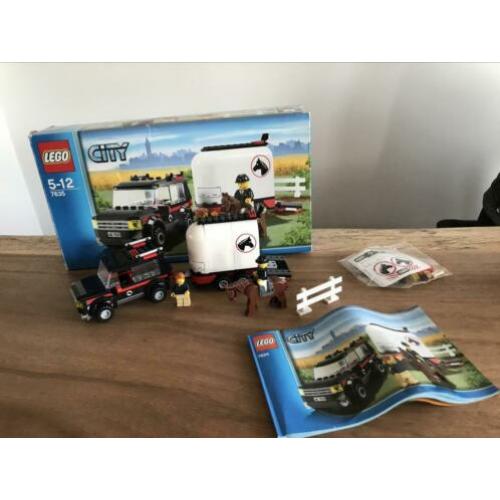 Lego City 7635 Paardentrailer compleet in doos!