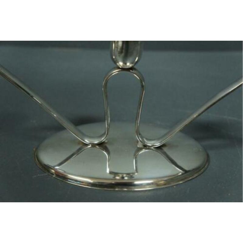 Kandelaar zilver Nieuwpoort design vintage