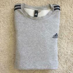 Adidas 3-stripes sweaters in zwart grijs en donkergroen