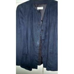 Dames Jas Blauw Merk Amaretta