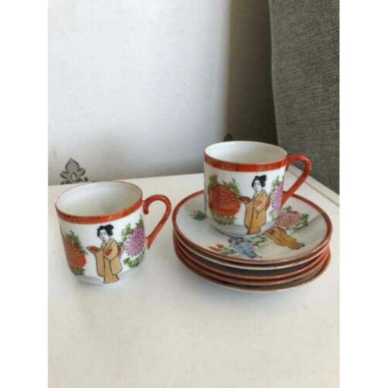 chinese theekopjes en kommetjes vintage