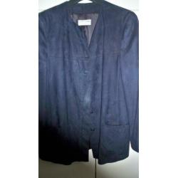 Dames Jas Blauw Merk Amaretta