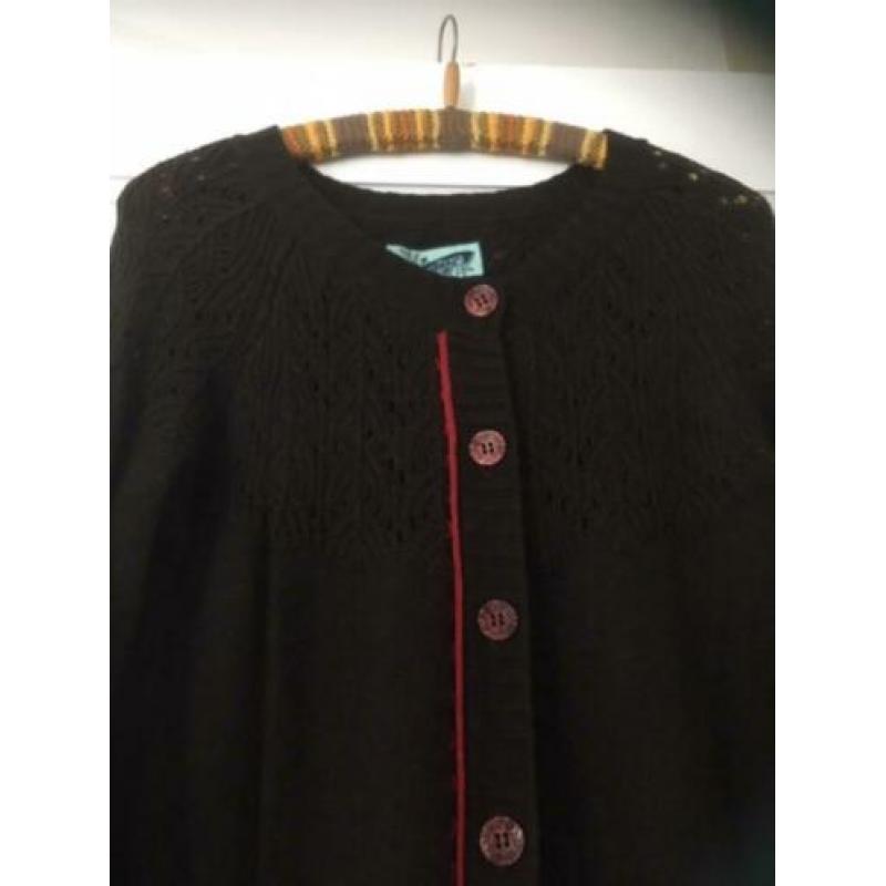 Mt L 42 - Packers & Pioneers bruin oa cashmere wollen vest