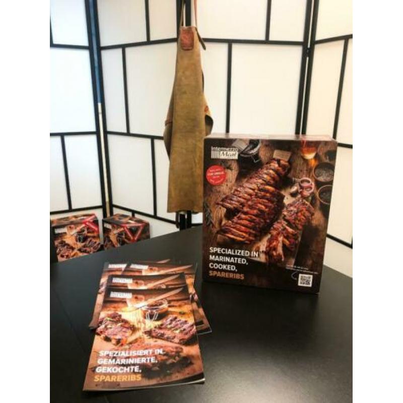 Sous vide gegaarde spareribs 4,5kg/8,5kg (5 maanden houdbaar