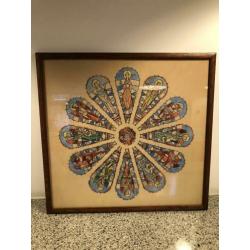 Glas in lood ontwerp schilderij 1946