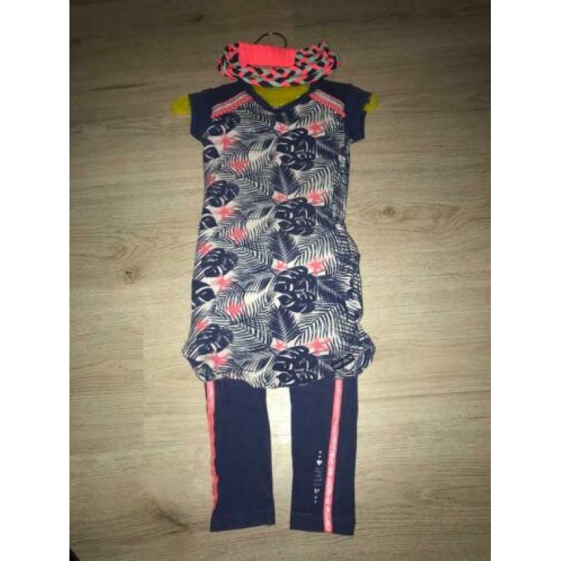 Quapi jurk met legging en bijpassende haarband 86/92