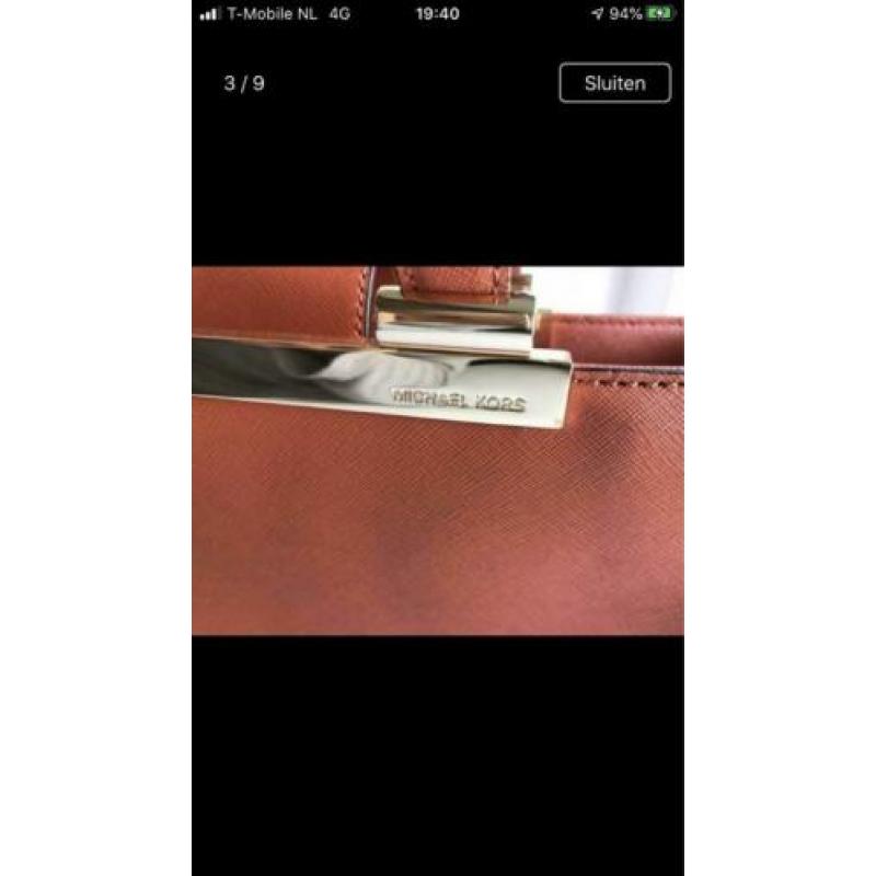 Michael Kors tas saffiano leer