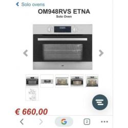Prima inbouwheteluchtoven van ETNA