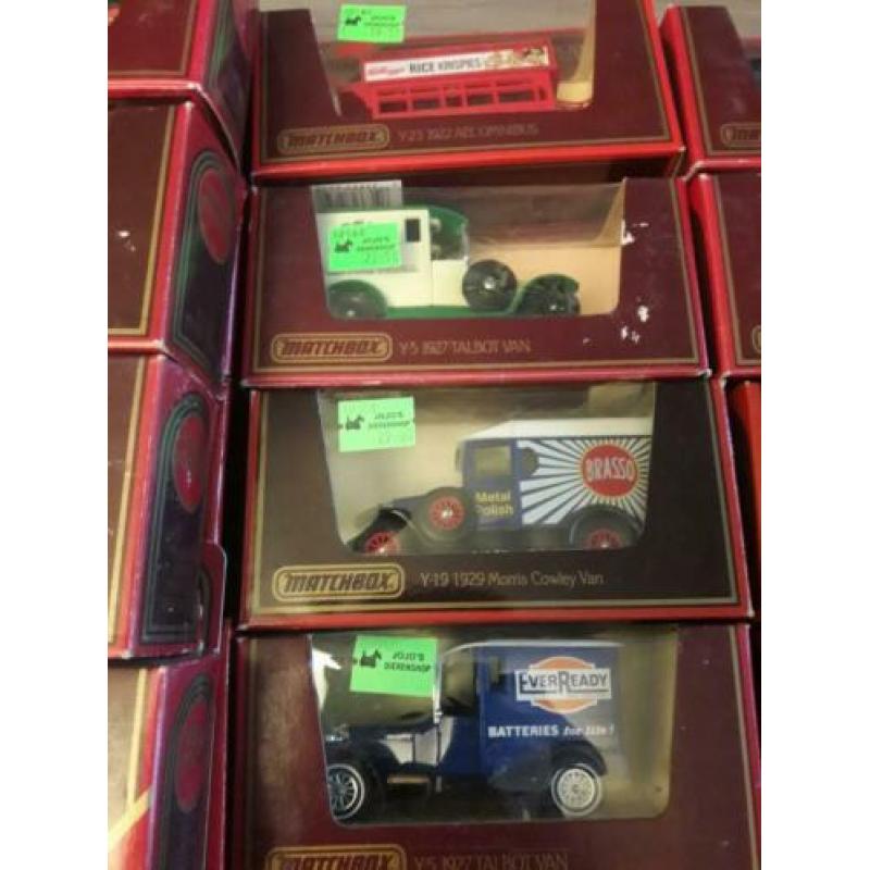 Partij models of yesteryear 43 stuks nieuw in verpakking