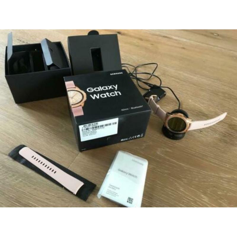 Samsung Galaxy watch. Rose gold. 42 mm. Met garantie