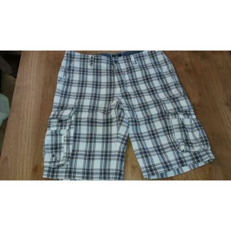Tailor&Son short maat 50 sportieve ruit