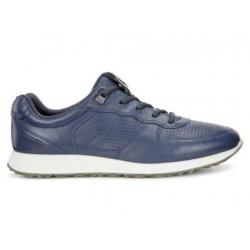 Ecco sneak sneakers, heren, blauw, nieuw, maat 44