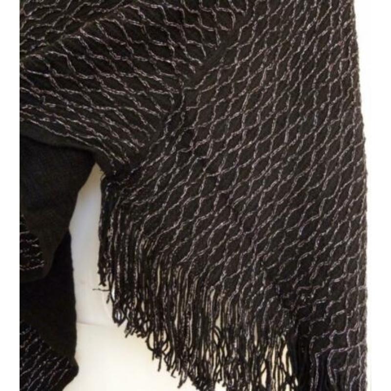 Dames poncho, keuze uit 4 kleuren