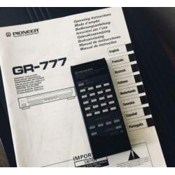 Pioneer GR-777 Stereo Graphic Equalizer (1988-96)