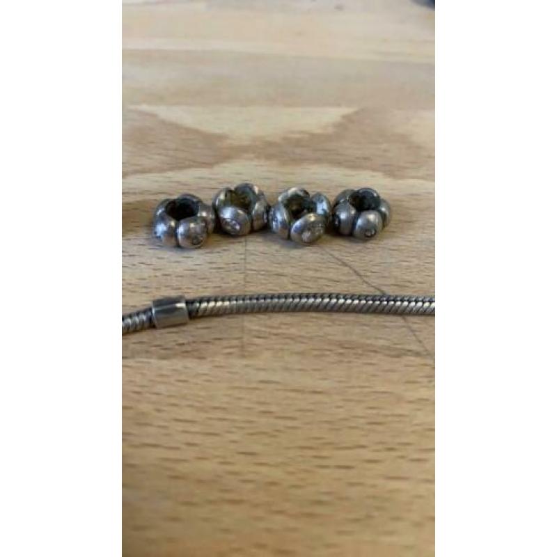 Lovelinks armband en bedels zilver 21 cm