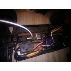 Rc radio grafische off-road auto