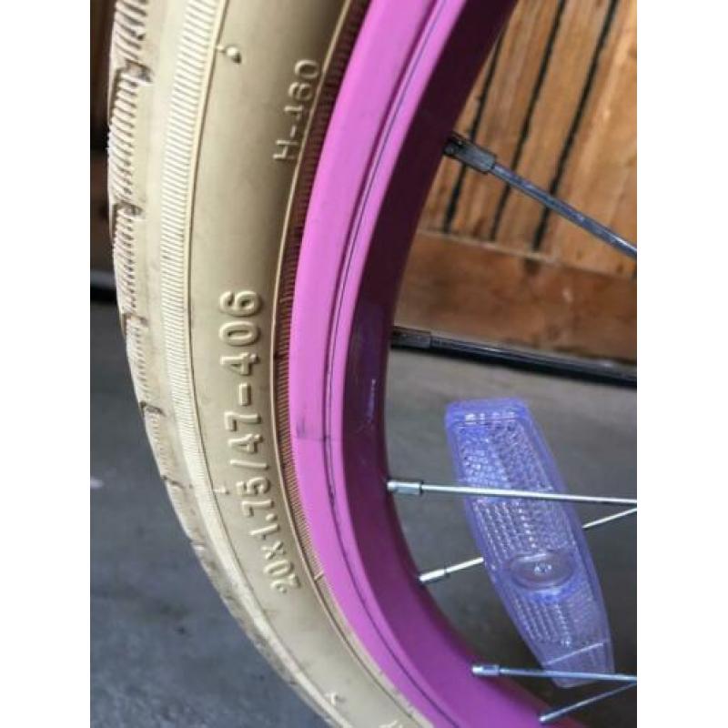 Meisjesfiets 20 inch Popal Dutch blooming