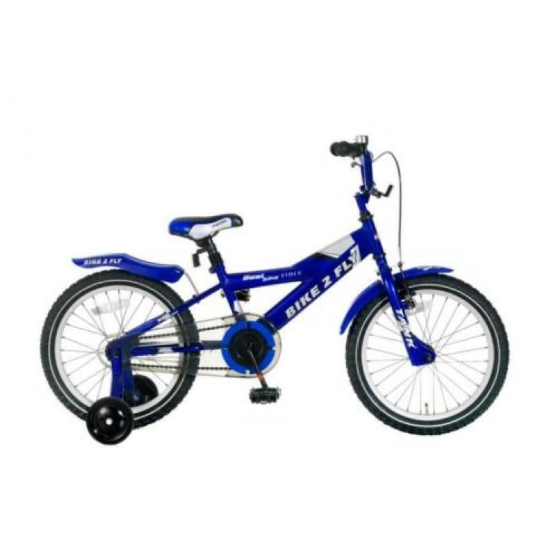 NIEUW City jongensfiets 14 inch met mandje & bidonhouder