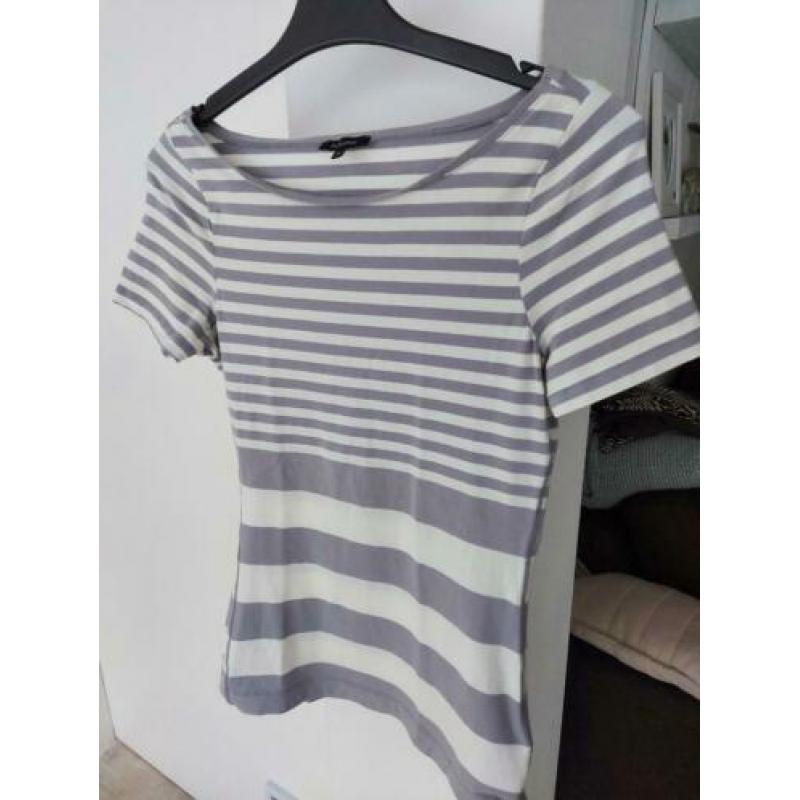 Claudia Strater Tshirt maat 36, grijs