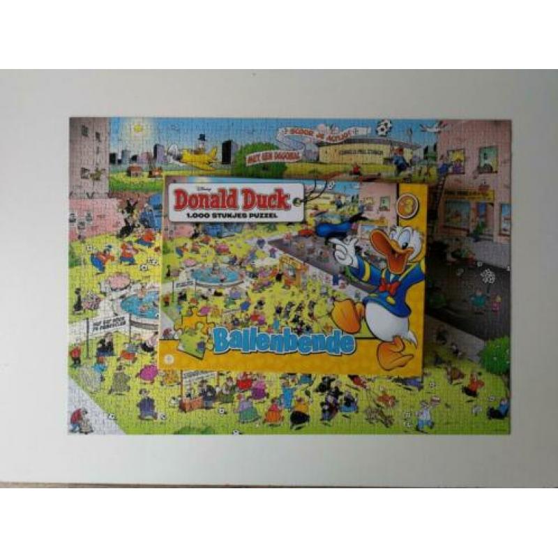 Donald Duck puzzel 1000 stukjes Ballenbende