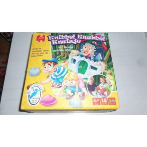 bordspellen, knibbel knabbel knuisje