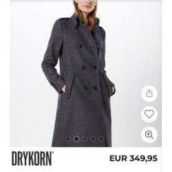 Drykorn wollen lange jas