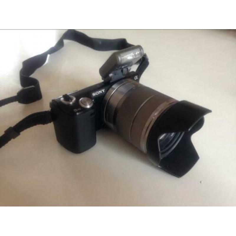 Sony Nex 5 camera incl tas/ extra accu/ 32gb sd