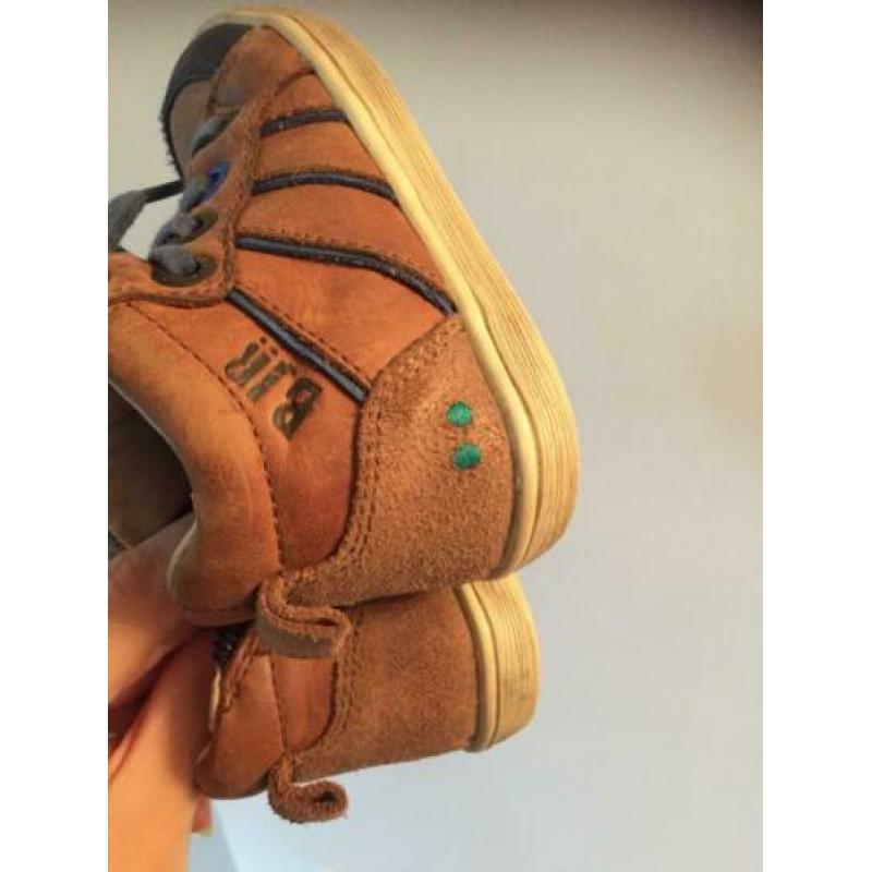 Leren schoenen jongen cognac Bunnies maat 22