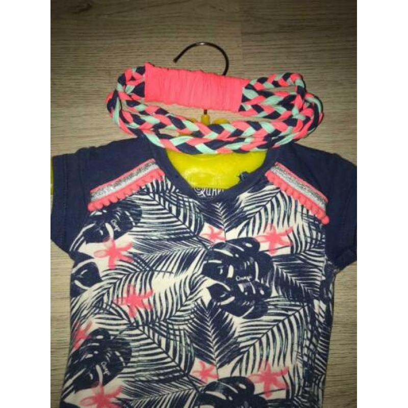 Quapi jurk met legging en bijpassende haarband 86/92