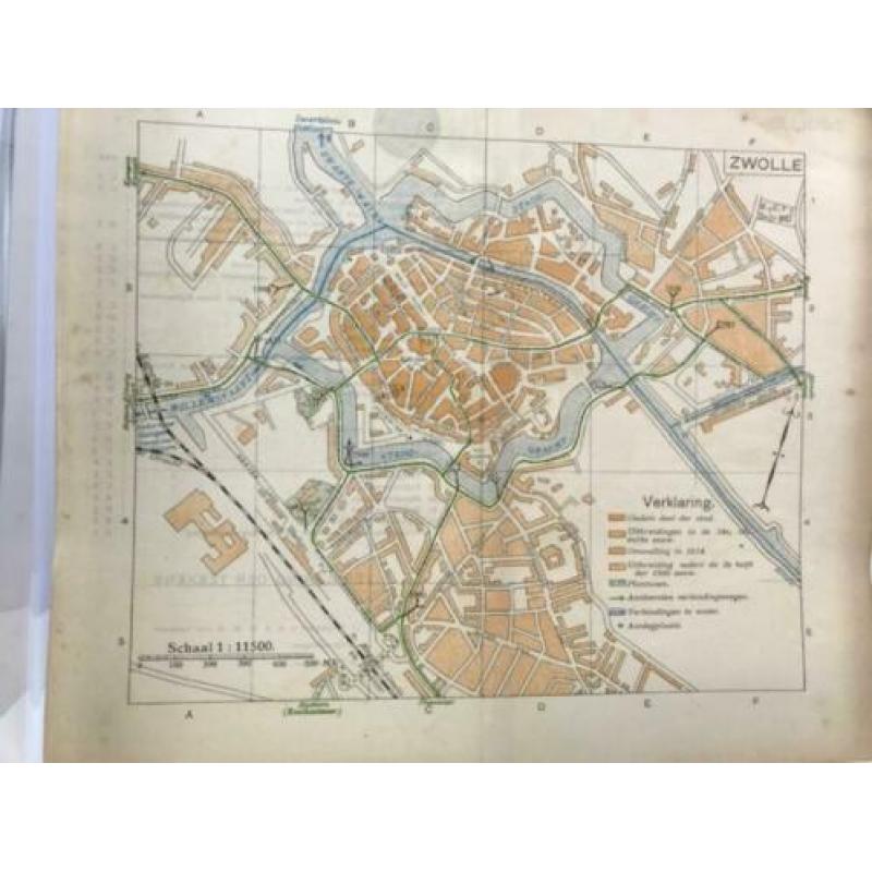 ?? Plattegrond (Gebruikt) | Zwolle | ANWB | Jaren 30 | #2