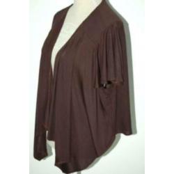 NIEUW BETTY BARCLAY vestje, top, bruin, Mt. 46