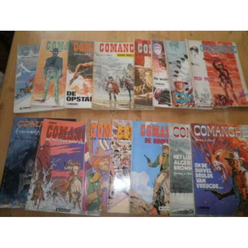 Serie stripboeken Comanche (15)