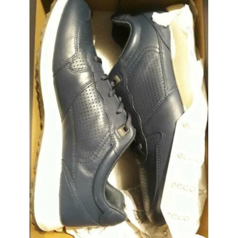 Ecco sneak sneakers, heren, blauw, nieuw, maat 44