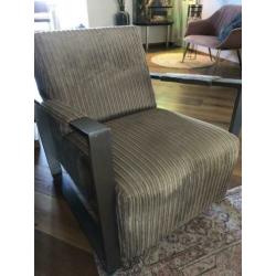 Relax fauteuil met slede in perfecte staat