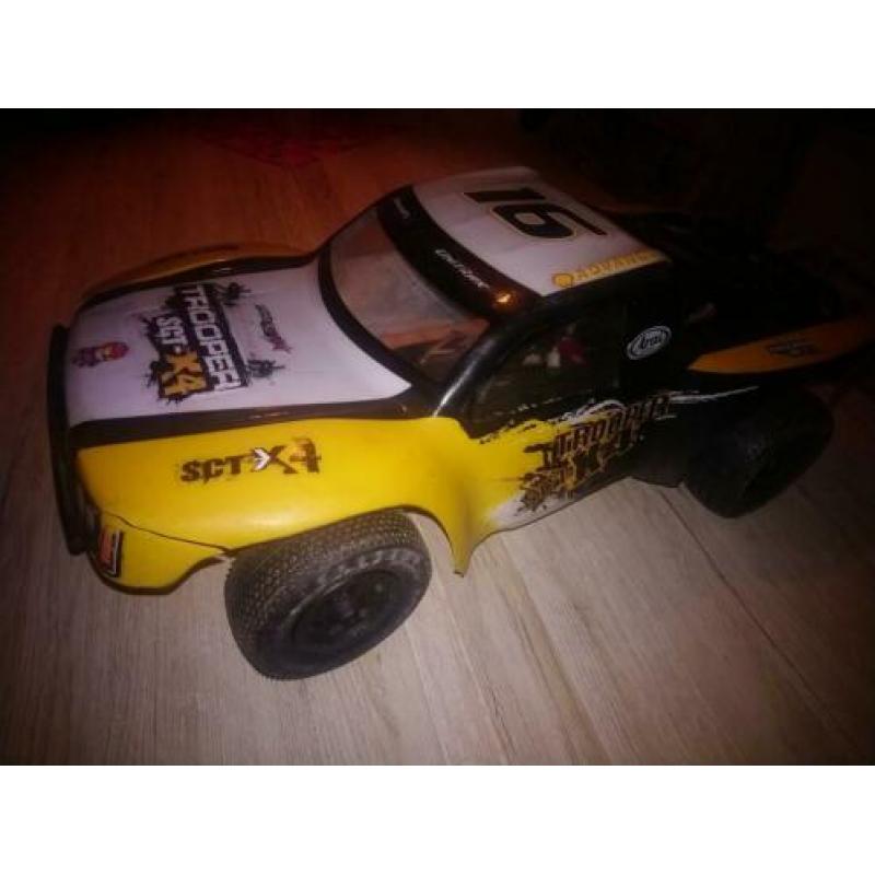 Rc radio grafische off-road auto