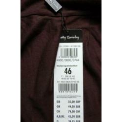 NIEUW BETTY BARCLAY vestje, top, bruin, Mt. 46