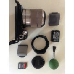 Sony Nex 5 camera incl tas/ extra accu/ 32gb sd