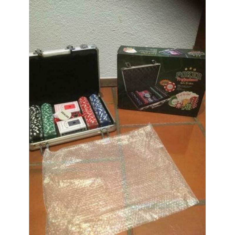 Poker koffer 200 delig professional edition Nieuw