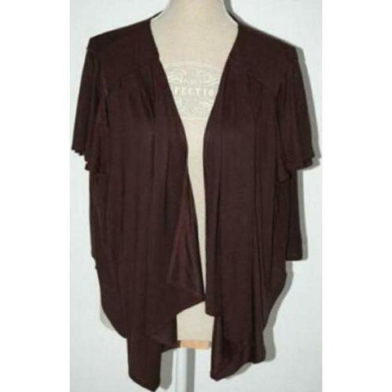 NIEUW BETTY BARCLAY vestje, top, bruin, Mt. 46