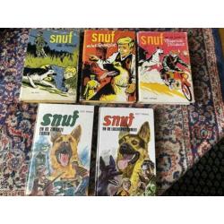 5 Boeken Snuf Piet Prins Snuf de Hond met Stofomslag Snuf