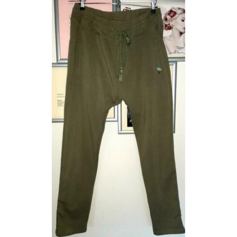 Geweldige 3 delige Comfy Isla Ibiza jogger set Army Green XL