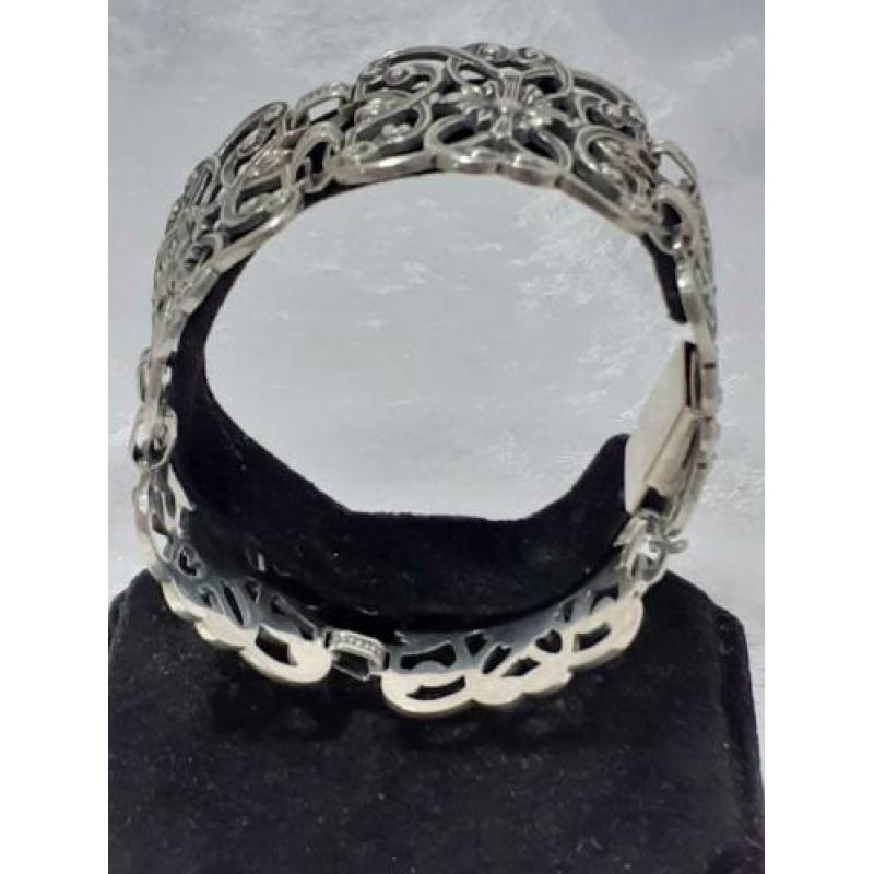Zeer mooie zware zilveren armband merk BAS